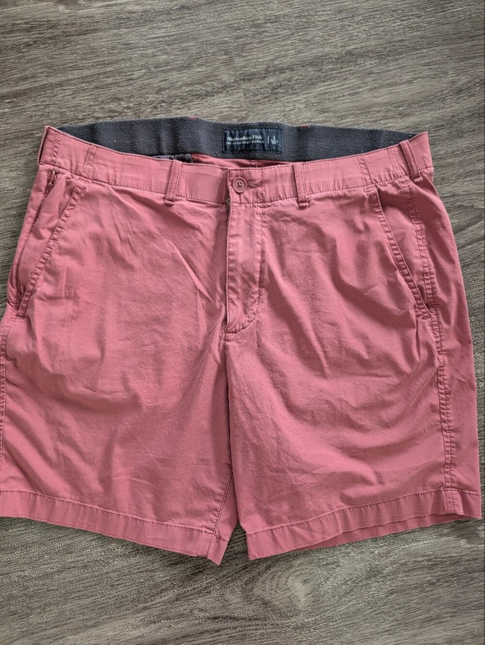 A&F Men's Light Red Shorts